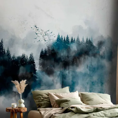 Miniatura 5 de artgeist Mural de pared prémium Bosque de 118 x 83 pulgadas, papel tapiz fotográfico no tejido, impresión artística, mural de pared de forro polar