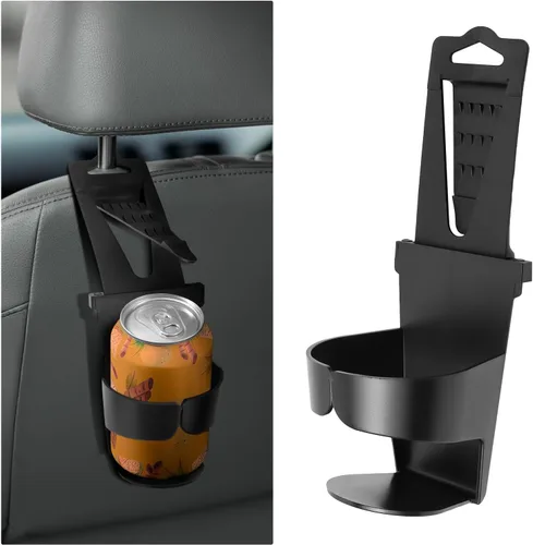 Hovom Portavasos Colgante para Coche, Portavasos Portátil de Plástico para Puertas, Ventanas, Reposacabezas, Asiento Trasero de Coche, Organizador