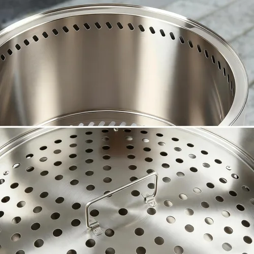Miniatura 2 de HGD Hoguera de 20 Pulgadas sin Humo para Patio, Estufa de Quema de Madera para Exteriores, Hoguera de Acero Inoxidable para Patio Trasero, Jardín