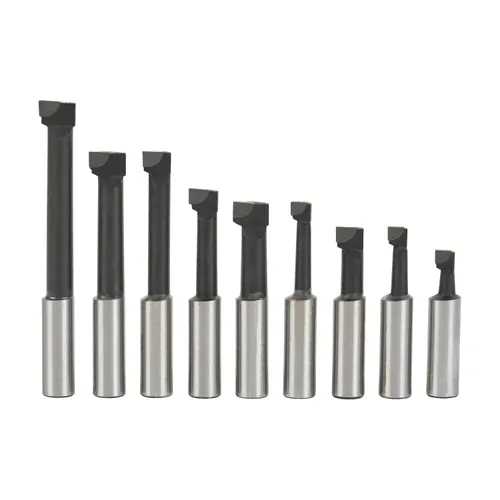 Miniatura 4 de HFS (R) Juego de cabezal de mandrinado de 2", juego de barras de mandrinar de carburo de 1/2", 9 piezas, fresado
