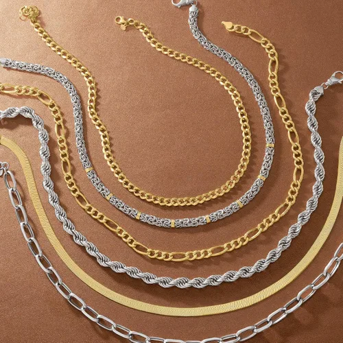 Miniatura 7 de Ross-Simons Italian 6mm Herringbone Chain Necklace