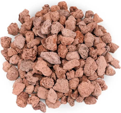 Miniatura 13 de Onlyfire Piedras de lava volcánica Black Lava Rock de 10 libras para fogatas de interior y exterior, chimeneas, parrilla de gas y paisajismo, 0.2 a