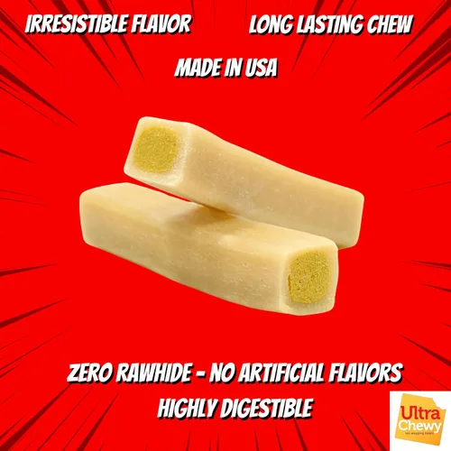Miniatura 5 de Ultra Chewy Double Treat Bones Favorites, golosinas para perros, hechas en los Estados Unidos, golosinas saludables, fáciles de digerir, promueve