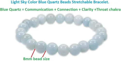 Miniatura 5 de Pulsera con cuentas de piedras preciosas de 0.315in para hombre y mujer.