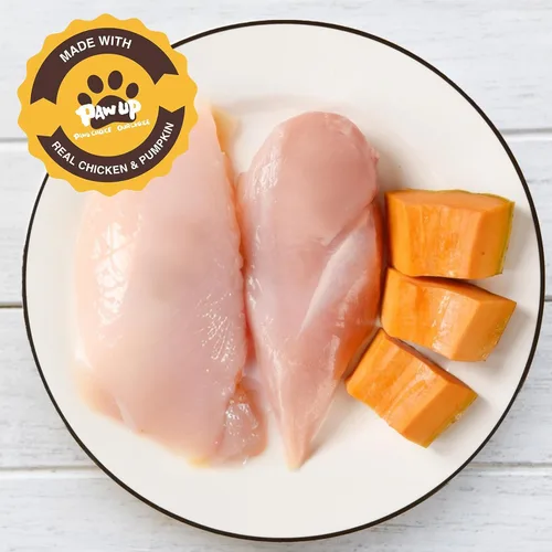 Miniatura 2 de PAWUP Dog Treats - Galletas envueltas en pollo, palitos de calabaza, sin cuero crudo, suaves masticables con taurina, golosinas de entrenamiento