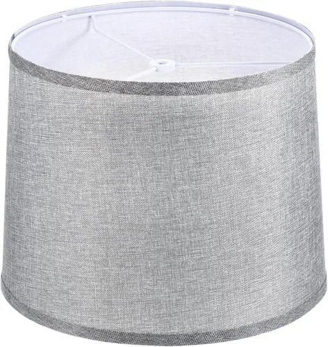 Miniatura 11 de PATIKIL Juego de 2 pantallas de lámpara para lámparas de mesa, 11.4 pulgadas superior x 12.6 pulgadas inferior x 9.8 pulgadas de alto, pantalla