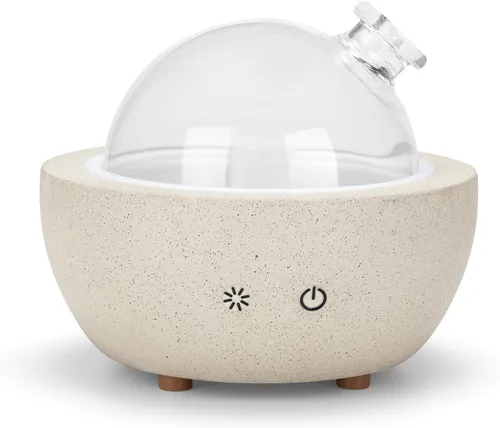 Miniatura 9 de Difusor de aromaterapia de aceite esencial para el hogar dormitorio habitación grande piedra de vidrio ultrasónico aroma aroma niebla difusor