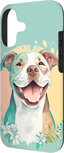 Miniatura 2 de Pit Bull - Carcasa para iPhone 17, diseño artístico de Pitbull para mujer