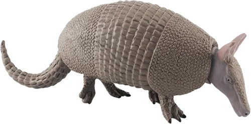 Rich Boxer Figura de Armadillo de plástico realista para decoración del hogar