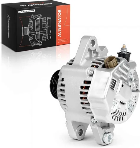 Miniatura 10 de A-Premium Alternador compatible con Toyota Tacoma 2005-2006, 2.7L, 12V 80A polea de 7 ranuras en el sentido de las agujas del reloj, reemplazo #