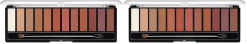Miniatura 3 de Rimmel London Magnif'Eyes Paleta de sombras de ojos, 12 tonos, fórmula mezclable, versátil, 010, tormenta eléctrica, 0.5 onzas