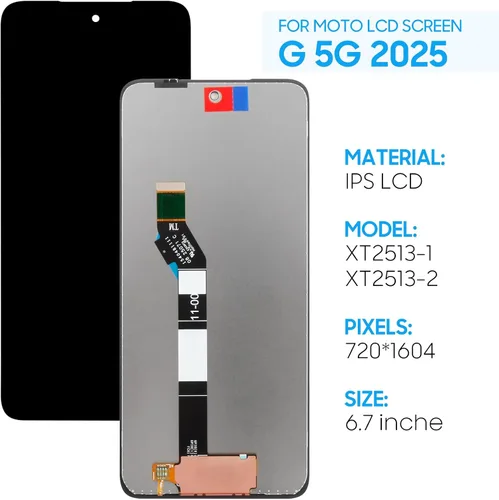 Miniatura 2 de Original para Mototola Moto G 5G 2025 reemplazo de pantalla XT2513V XT2513-1 XT2513-2 6.7 "pantalla LCD táctil digitalizador Asamblea