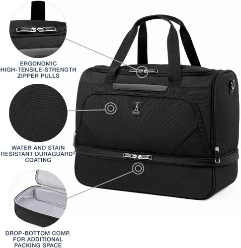 Miniatura 20 de Travelpro Maxlite 5 - Bolsa de viaje ligera para viajes nocturnos, con compartimento inferior caído, bolsa de viaje