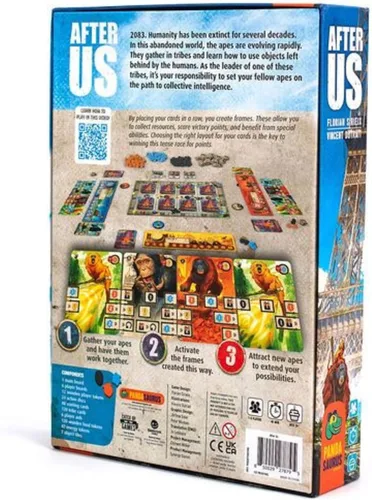 Miniatura 2 de Pandasaurus Games After Us - Juego de mesa de Pandasaurus Games - Juego de estrategia evolutiva en un mundo post-humano, mayores de 13 años, 1-6
