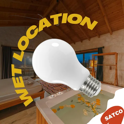 Miniatura 5 de Satco S12420-Bombilla LED A19 de 8.2 W, blanco suave, 90 CRI, 3000K, 120 voltios (paquete de 24)