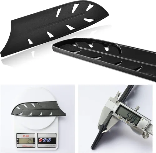 Miniatura 6 de XYJ 9 piezas de plástico cubiertas de cuchillo mangas protector de borde protector de hoja para cuchillo de chef de cocina
