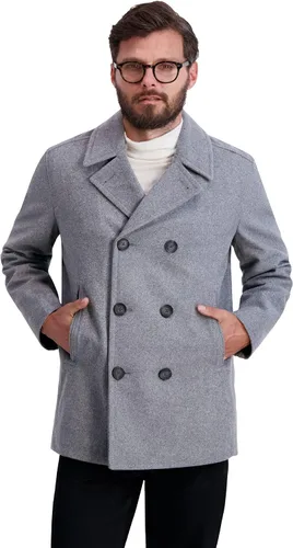Miniatura 12 de Nautica Men's Wool Blend Peacoat – Double-Breasted Winter Coat, Regular, Big & Tall Sizes
