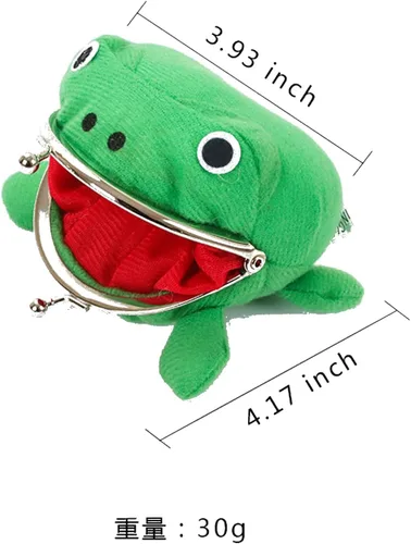 Miniatura 2 de COSTOYFUN Lindo Monedero de Rana Personaje de Anime Divertido Bolsa Pequeña de Dinero Bolsa de Monedas de Felpa Regalo