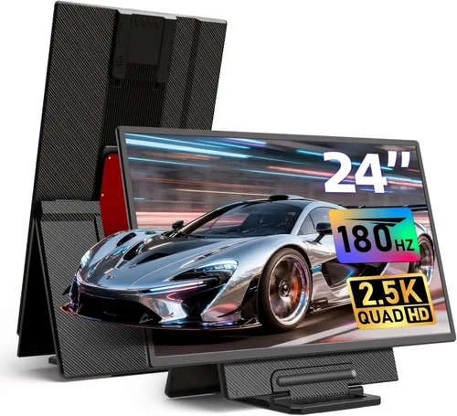 Miniatura 17 de Extensor de pantalla para laptop de 14" - Extensor de monitor IPS FHD 1080P de pantalla dual, monitor portátil para laptops de 13-17" con puerto