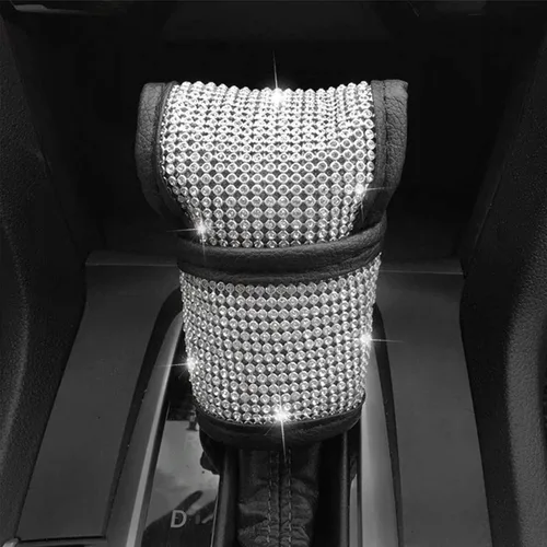 Miniatura 8 de 2 piezas de almohadillas para cinturón de seguridad con cristal brillante, fundas para cinturón de seguridad de coche con brillo, accesorios
