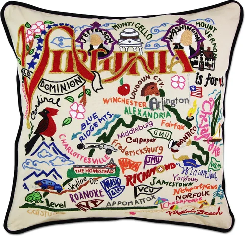 Miniatura 47 de Catstudio Almohada decorativa bordada a mano de Texas