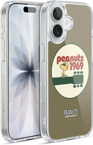 Miniatura 167 de Head Case Designs Funda de gel Woodstock 50th con licencia oficial de Peanuts Snoopy Guitar 1969 [protección de grado militar] compatible con Apple