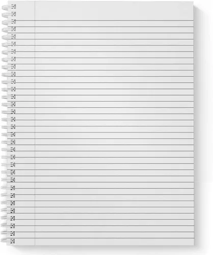 Miniatura 4 de Softcover Grateful Heart - Cuaderno motivacional en espiral de 8.5 x 11 pulgadas, 120 páginas a rayas universitarias, cubierta laminada brillante