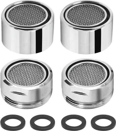 Miniatura 7 de Litoexpe Aireador de grifo de 15/16 pulgadas, 4 piezas, piezas de repuesto para aireador de fregadero de cocina, filtro de grifo de rosca hembra