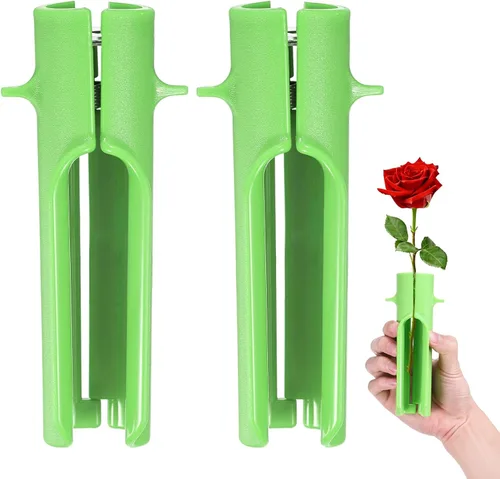 Miniatura 15 de M METERXITY Paquete de 1 herramienta peladora de espinas de rosas, pelador de espinas de hojas de tallo de rosa de metal para ramos, ramas