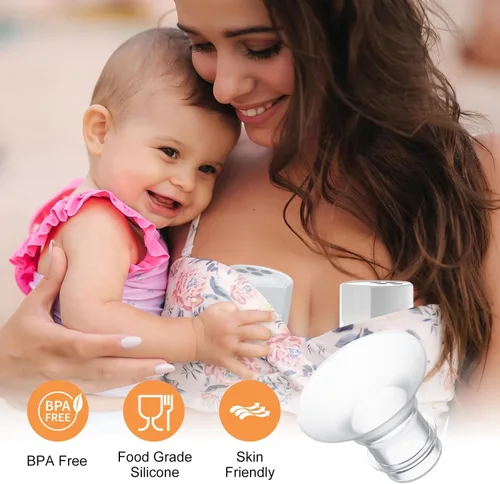 Miniatura 6 de Inserto de brida de 15/0.669 in, 8 unidades compatibles con brida de 0.945 in/escudo de la mayoría de las bombas, adecuado para bomba de leche