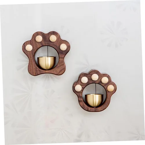 Miniatura 8 de Yardwe Campanas de puerta de Navidad con diseño de Paw Keeper de dibujos animados para campana de entrada de tienda