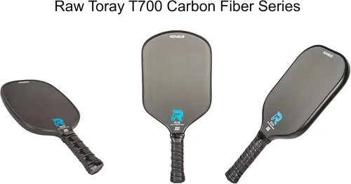 Miniatura 5 de Ronbus R1.16/R2.16/R3.16 Fibra de carbono Toray T700 en bruto, pala de pickleball con núcleo de nido de abeja de polipropileno de 16 mm