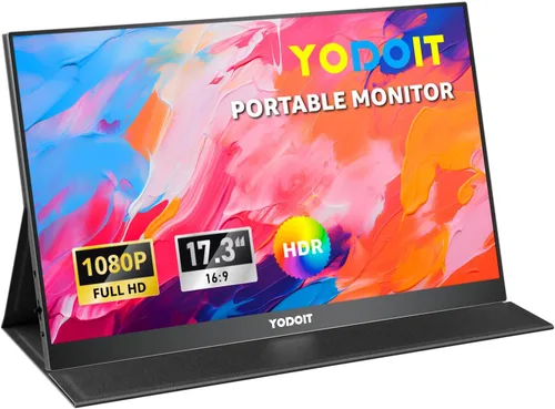 Miniatura 16 de Yodoit Laptop Screen Extender, 14" FHD 1920×1080 Travel Monitor with USB Type C Port and Built-in Speakers Compatible with MacBook