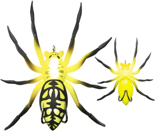 LUNKERHUNT Señuelo de Araña Fantasma para Pesca de Lubina (2.5 Pulgadas) | Señuelo de Pesca de Araña de Superficie con Acción de Caminar Natural |