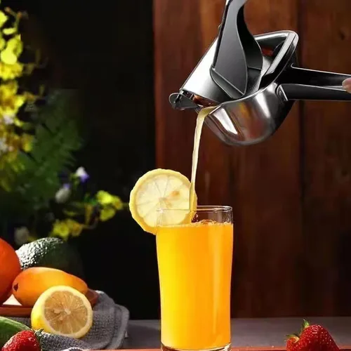 Miniatura 6 de Exprimidor de limón de acero inoxidable, exprimidor de mano desmontable, exprimidor de naranja, manual de prensa de jugo para naranja limón lima