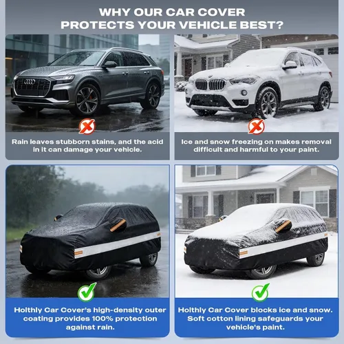 Miniatura 2 de Funda de automóvil de 10 capas para SUV, ajuste personalizado para BMW X1 (2009-2025) E84, F48, F49, U11, impermeable para todo tipo de clima