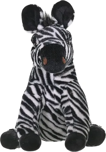 Miniatura 2 de Wild Republic Peluche de cebra, animal de peluche, regalos para niños, Cuddlekins de 12 pulgadas, multicolor