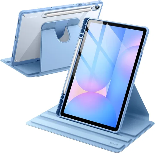 Miniatura 13 de JETech Estuche giratorio para Samsung Galaxy Tab S10 Lite / S10 FE / S9 FE de 10.9 pulgadas / S9 de 11 pulgadas con soporte para S Pen, cubierta