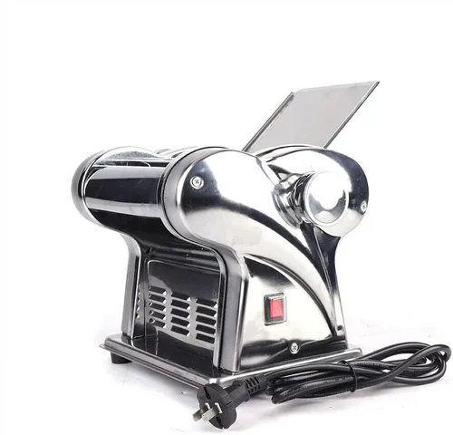 Miniatura 3 de Xuthusman 135 W Comercial Eléctrico Rodillo Sheeter Fideos Pasta Maker Máquina Máquina de Prensa Fideos Producción Inoxidable 0.157 in 110V