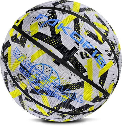 Miniatura 2 de Baloncesto para niños y niñas de 3/5 (22 pulgadas/27.5 pulgadas), baloncesto de goma de alta calidad para interiores y exteriores, para niños