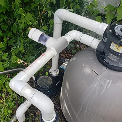 Miniatura 3 de briidea Nuevo Instale 2 '' ánodos de zinc en línea para piscinas de agua salada blanco