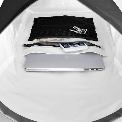 Miniatura 7 de Skog Å Kust BackSåk Pro Mochilas flotantes impermeables con bolsillo exterior hermético con cremallera Gris