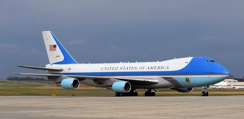 Miniatura 6 de Modelo Avión 1:400 American Air Force One B747 Modelo Avión Diecast Aviones para Regalo y Colección