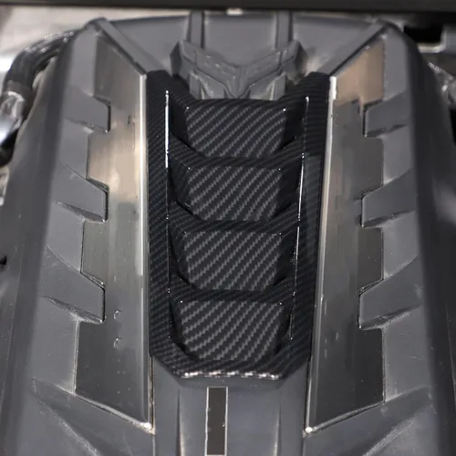 Miniatura 11 de TOYCIDFG Cubierta de panel de bahía de motor compatible con Chevrolet C8 Corvette Stingray Z06 2020-2025 accesorios de decoración de bahía de motor