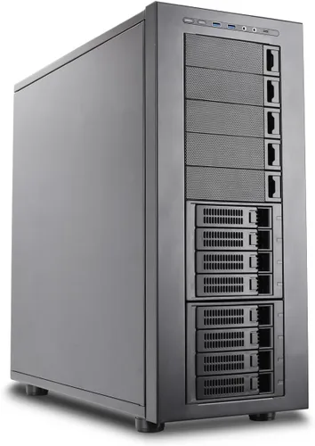 Miniatura 12 de Rosewill Hearth NAS Chasis de servidor Soporta hasta 6 x 3.5 HDD Hot Swap y 6 x 2.5 SSD Compatible con E-ATX Ventilador PWM de 0.197 x 4.724
