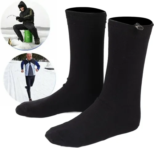 Miniatura 6 de Calcetines calefactables, calcetines térmicos recargables, calcetines de calefacción a batería para hombres y mujeres, calentadores de pies