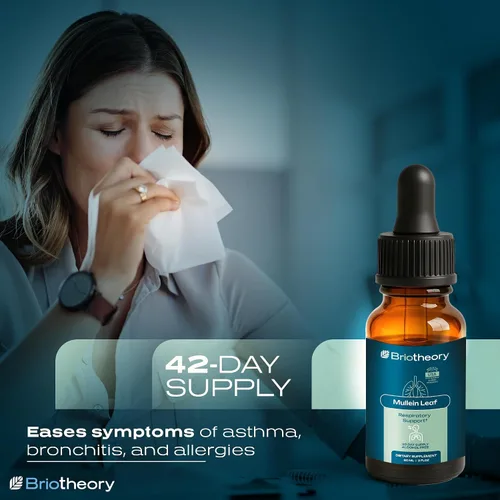 Miniatura 7 de Extracto de hoja de gordolobo, gotas líquidas de rápida absorción para pulmones, suplemento de hierbas de apoyo respiratorio natural, sin alcohol