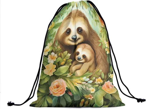 Miniatura 205 de Bolsa de agarre de gimnasia de piel de animal, bolsa de gimnasia con cordón ajustable, bolsa de cuerda para fauna silvestre, Mariposas Galaxy