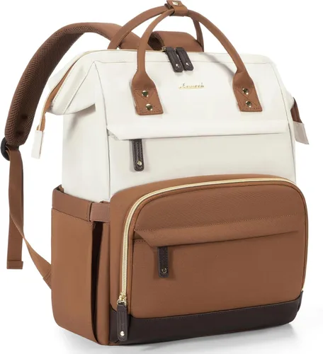 Miniatura 31 de LOVEVOOK Mochila para Laptop para Mujeres, Mochilas de Trabajo y Negocios de 17 Pulgadas Bolso con Gran Capacidad, Bolsa de Enfermera Impermeable