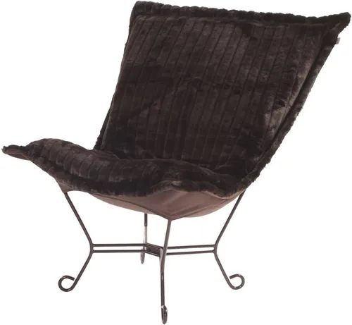 Miniatura 26 de Howard Elliott Collection Avanti Pecan - Silla de asiento oscilante con funda, silla multiusos de mariposa con marco de titanio, muebles de patio
